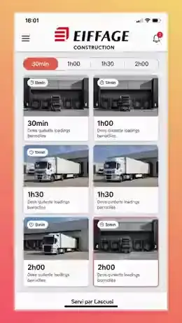 Démonstration des couleurs personnalisées du widget Reservatoo